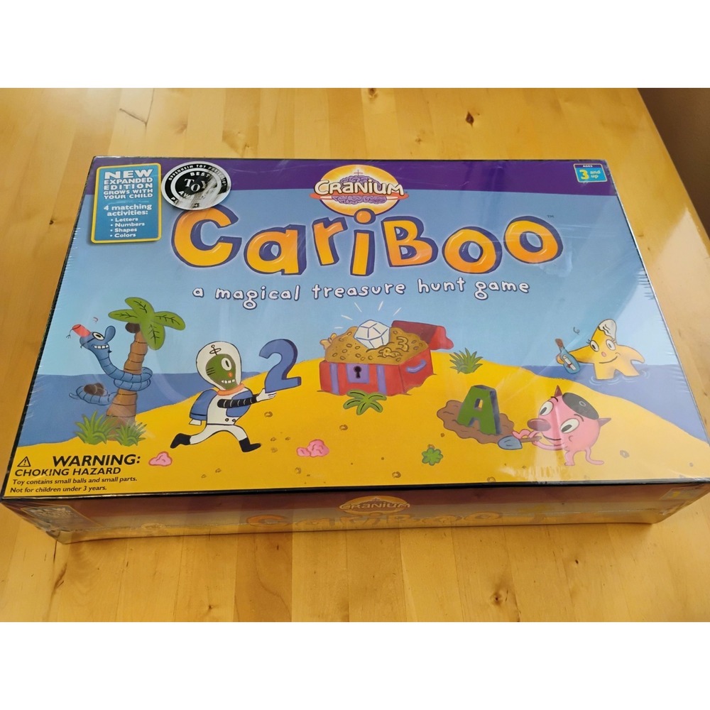 Cranium Cariboo Expanded Edition Board Game Beginner/Advanced RARE SEALED Award